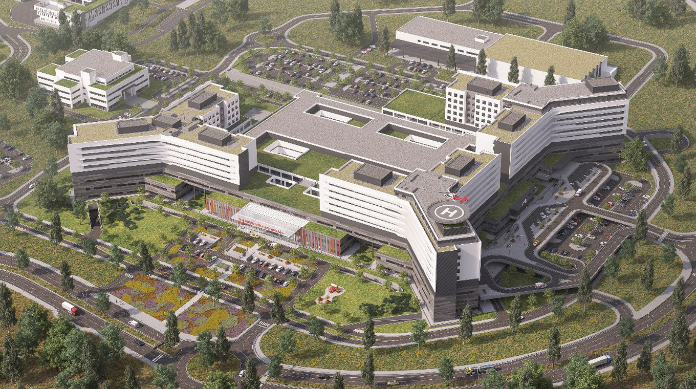 ELAZIĞ ENTEGRE SAĞLIK KAMPÜSÜ PROJESİ İÇERİSİNDE YER ALAN  YGAP – ADSM – TAPH VE GÜVENLİK BİNALARI 