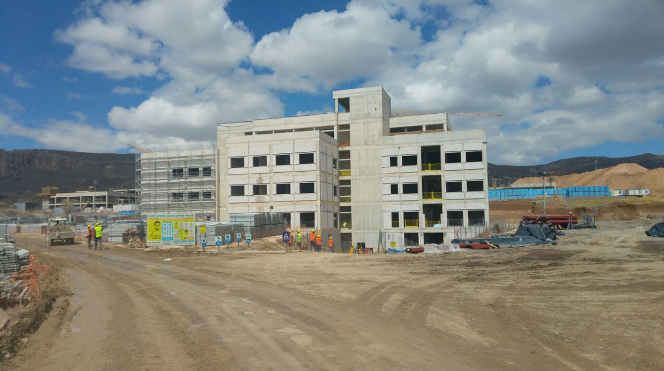 ELAZIĞ ENTEGRE SAĞLIK KAMPÜSÜ PROJESİ İÇERİSİNDE YER ALAN  YGAP – ADSM – TAPH VE GÜVENLİK BİNALARI 